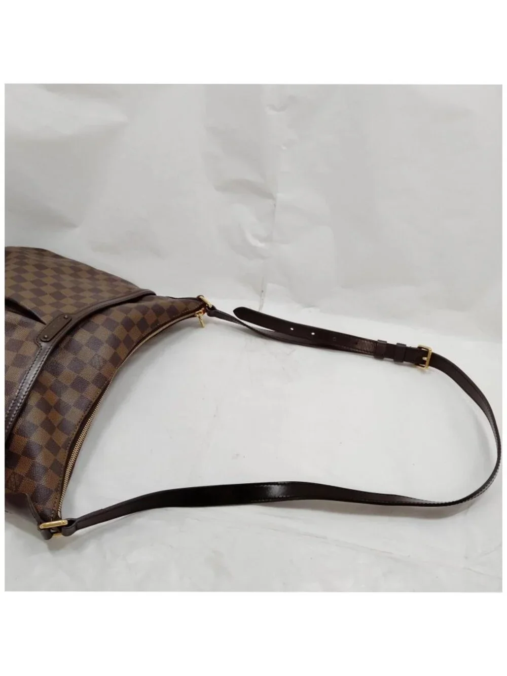 Authentic Louis Vuitton Bloomsbury GM Damier Ebene Crossbody